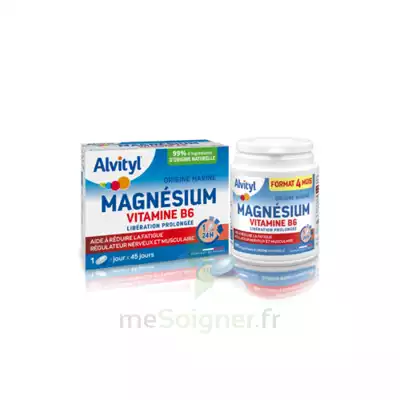 Alvityl Magnésium Vitamine B6 Libération Prolongée Comprimés Lp B/45 à SAINT-MARCEL